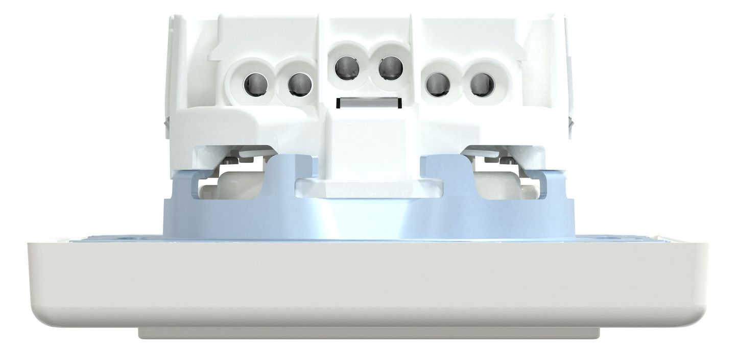 Mert MEG 2301-1519 SCHUKO-Steckdose StK volle Platte polarweiß M-SMART