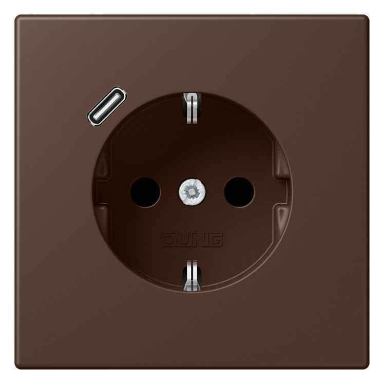 Jung LC1520-18C239 SCHUKO-Steckd.m.USB Typ C LC32130
