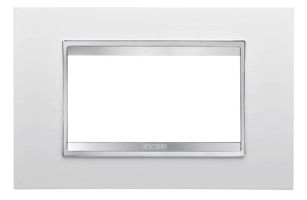 GEWISS GW16204TB Abdeckrahmen LUX 4M Milchweiss