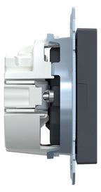 Mert MEG 2352-0414 SCHUKO-Steckdose+Kz Waschmaschine BRS StK anthrazit System M