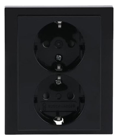 BJ 202 EUJB-81 SCHUKO® Doppelsteckdose volle Abdeckung EBS