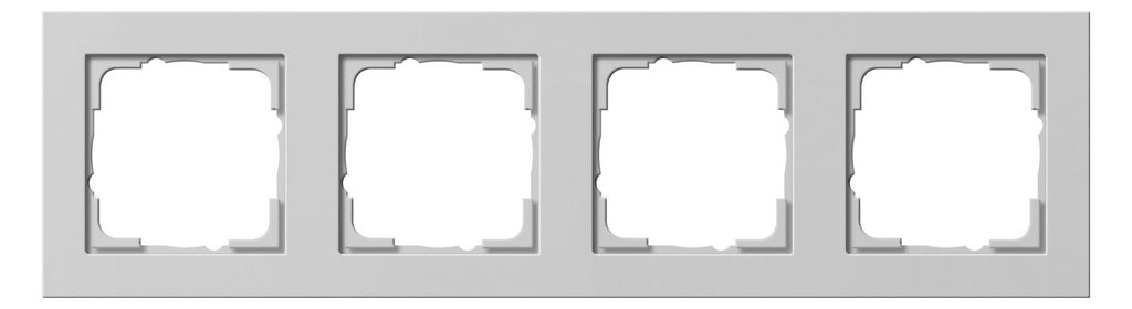 GIRA 021437 Abdeckrahmen 4fach E2 Grau matt