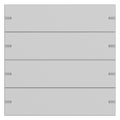 GIRA 5024915 Wippenset 4fach Tastsensor4 TS4 Aluminium Grau matt (lackiert)