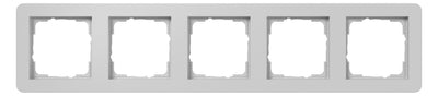GIRA 0215154 Abdeckrahmen 5f Gira E1 Grau m
