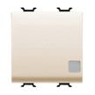 GEWISS GW11073 Wechselschalter m.Symbol- fenster beleuchtb. 2M 1P 16AX Cremeweiss