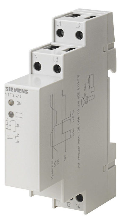 Siemens 5TT3414 Spannungsrelais AC230/ 400V 0,85 1We Ansprechverzögerung 0,5s