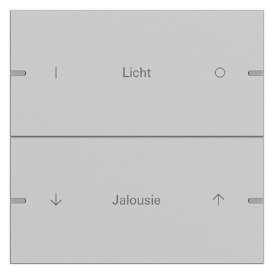 GIRA 5032915 Wippenset 2fach indiv. Tastsensor4 TS4 Alu Grau matt (lack.)