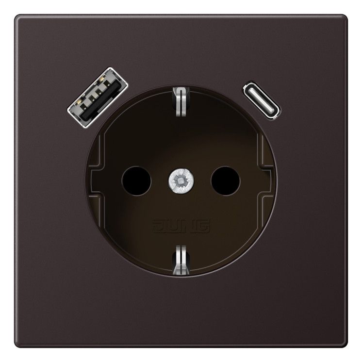 Jung AL1520-15CAD SCHUKO-Steckdose m.USB Typ AC