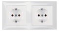Berker 47208989 Steckdosen-Kombi SCHUKO 2fach m.Rahmen S.1 polarweiß glänzend