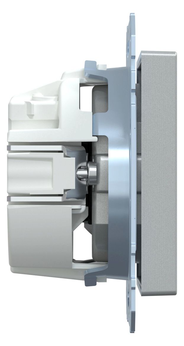 Mert MEG 2400-0460 SCHUKO-Steckdose BRS SK aluminium System M