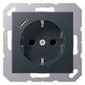 Jung A1520-18CANM SCHUKOsteckdose m.USB Typ C