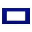 GEWISS GW22174 Abdeckrahmen System Virna 4M Jazz Blau
