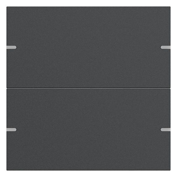 GIRA 5022928 Wippenset 2fach Tastsensor4 TS4 Aluminium Anthrazit (lackiert)