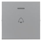 Legrand 765215 SEANO Wippe beleuchtet m. Symbol Klingel Farbausführung Aluminium
