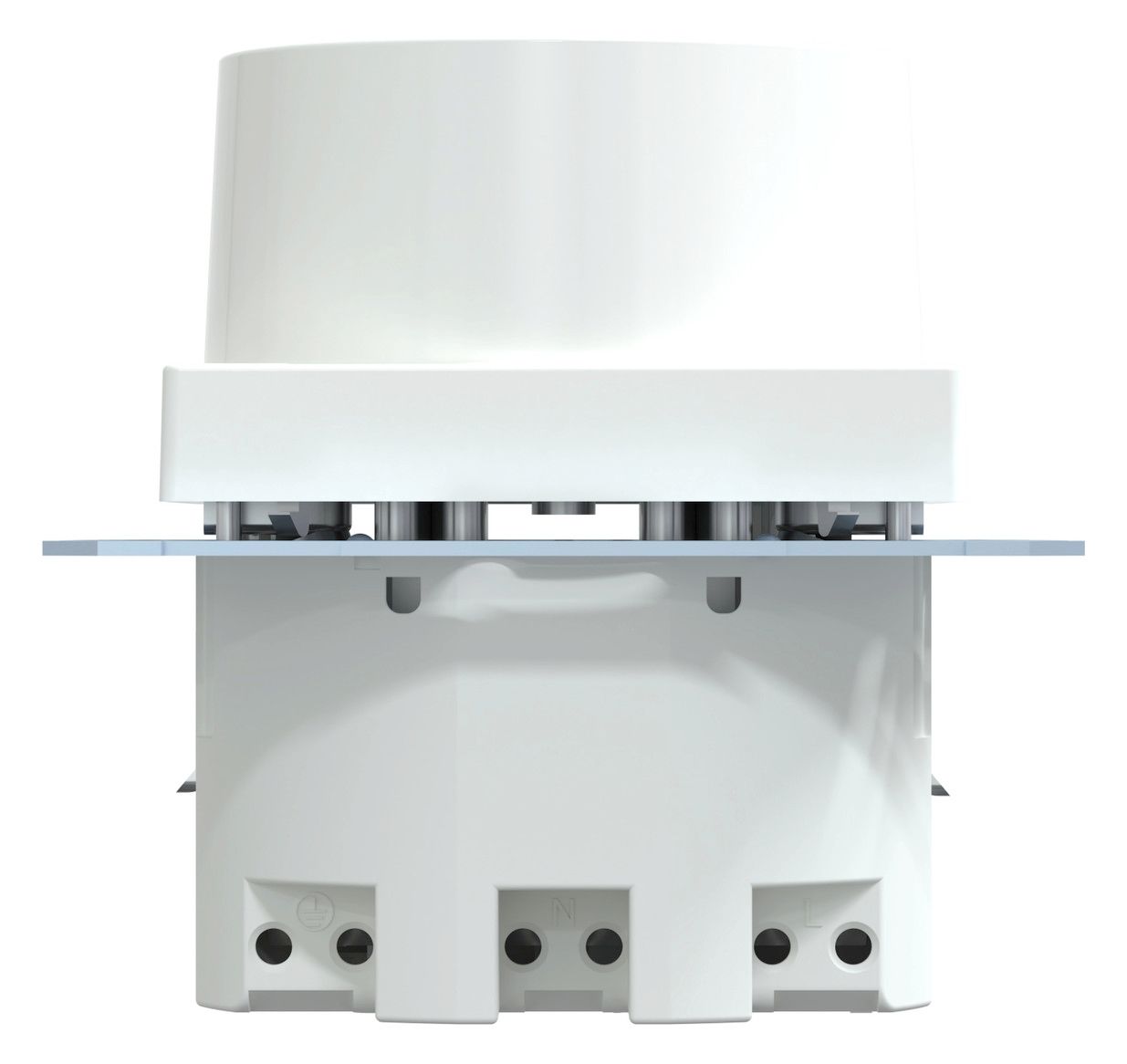 Mert 233825 FI-SCHUKO-Steckdose BRS aktivweiß glänzend System M