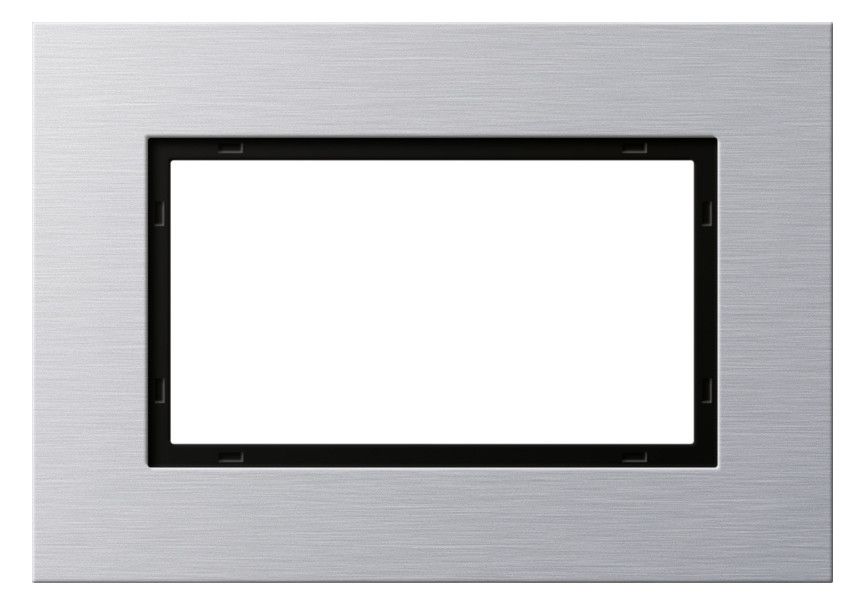 GIRA 100117 Abdeckrahmen 1,5fach Esprit Aluminium (eloxiert)