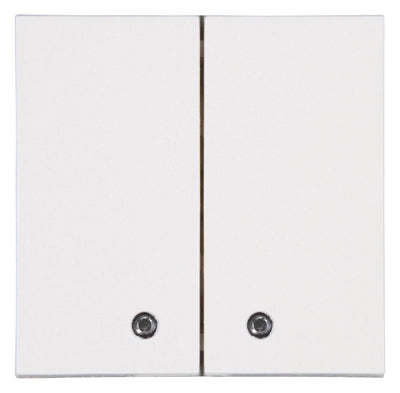 Kopp 862101105 HK07 Flächendoppelwippe m transparenter Linse reinweiß