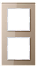 Jung AC582GLCH Glasrahmen 2fach Serie A creation champagner