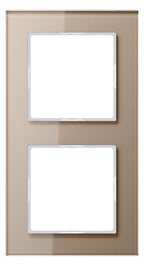 Jung AC582GLCH Glasrahmen 2fach Serie A creation champagner
