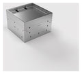 Bodensteckdose 8902B 1x Schuko 1x Antenne belegbar 8902B-3-0