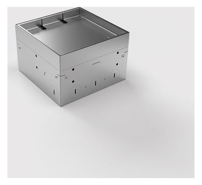 Bodensteckdose 8902B 1x Schuko 1x Antenne belegbar 8902B-3-0