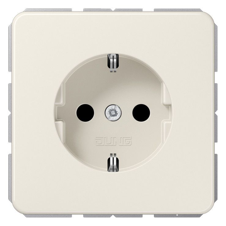 Jung CD1520NBF SCHUKO Steckdose o.Kralle bruchsicher weiß