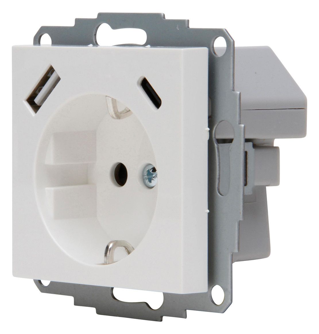 Kopp 297229005 HK07 Schuko Steckdose USB A/C Anschluss reinweiß