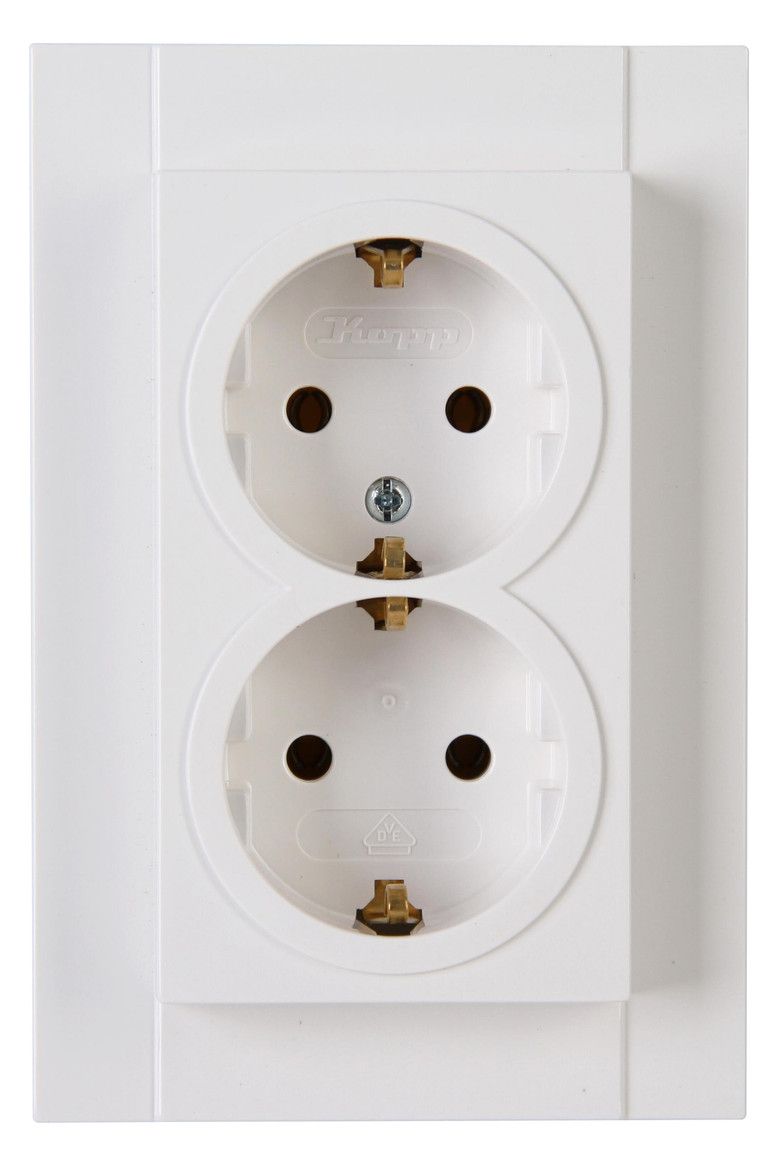 Kopp 929529084 ATHENIS Schuko Steckdose 2f reinweiß