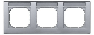 Mert 472360 M-PLAN-Rahmen 3fach waagerecht beschriftbar aluminium