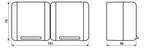 Jung 8220WTS SCHUKO® 2fach-Steckd.m.TS waag.