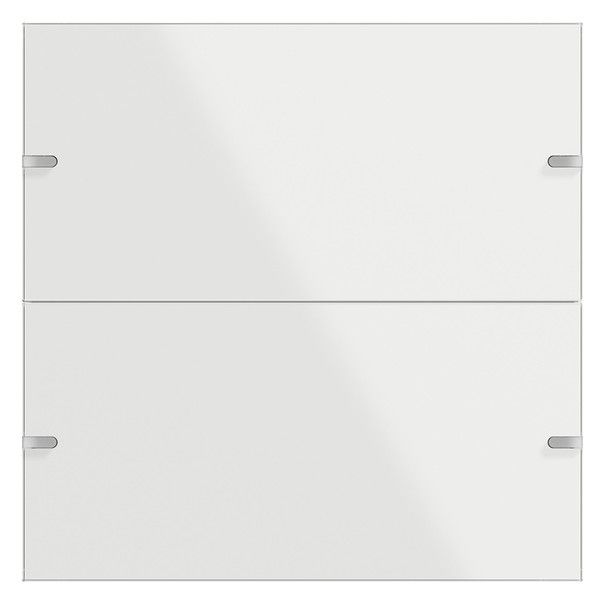 GIRA 502212 Wippenset 2fach Tastsensor4 TS4 Glas Weiß