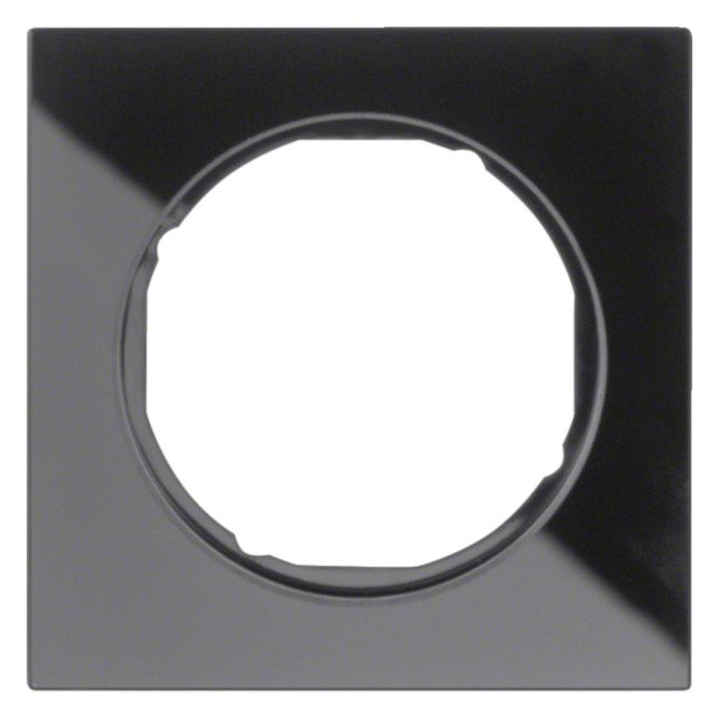 Berker 10112216 Rahmen 1fach R.3 Glas schwarz