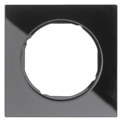 Berker 10112216 Rahmen 1fach R.3 Glas schwarz