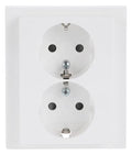 BJ 202 EUJB-84 SCHUKO® Doppelsteckdose volle Abdeckung EBS