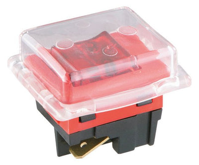 Bachmann 924.136 Wippenschalter r/rot Serie 8014 2pol Ausschalter bel.