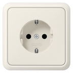 Jung 51520 SCHUKO®-Steckdose 16 A 250V ~ m.Rahmen Duroplast Serie CD weiß