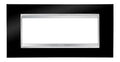 GEWISS GW16206TN Abdeckrahmen LUX 6M Tonerschwarz