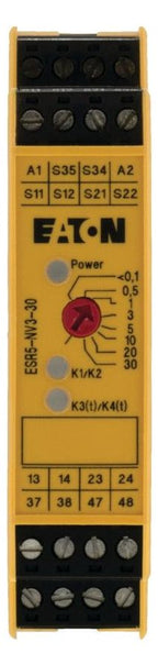 EATON ESR5-NV3-30 Sicherheitsrelais 24VDC 4 Freigabepfade 2verz. 118705