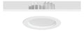 RZB 901433.002.1 Einbaudownlight LED 12,6W-4000K D180 H92,107° 640lm