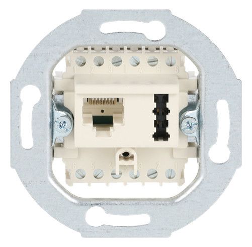 BJ UAE8(6)TAE6F+N UAE-TAE- Anschlussdose weiß