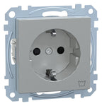 Mert MEG 2352-0460 SCHUKO-Steckdose+Kz Waschmaschine BRS StK aluminium System M