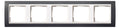 GIRA 0215328 Abdeckrahmen 5fach Zwischen rahmen RW gl. Event Anthrazit
