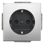 BJ 20 EUCRB-866 SCHUKO Steckdosen Einsatz o.Spreize edelstahl pur