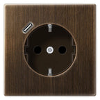 Jung ME1520-18CAT SCHUKO-Steckdose m.USB Typ C