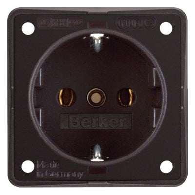 Berker 941852501 Steckdose SCHUKO Integro braun matt