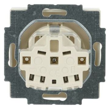 BJ 20 EUCRB-82 SCHUKO Steckdosen Einsatz o.Spreize elfenbeinweiß solo