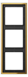 Jung GO2983 Rahmen 3fach LS/FD-design goldfarben