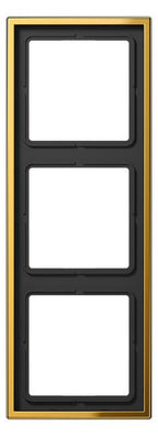 Jung GO2983 Rahmen 3fach LS/FD-design goldfarben