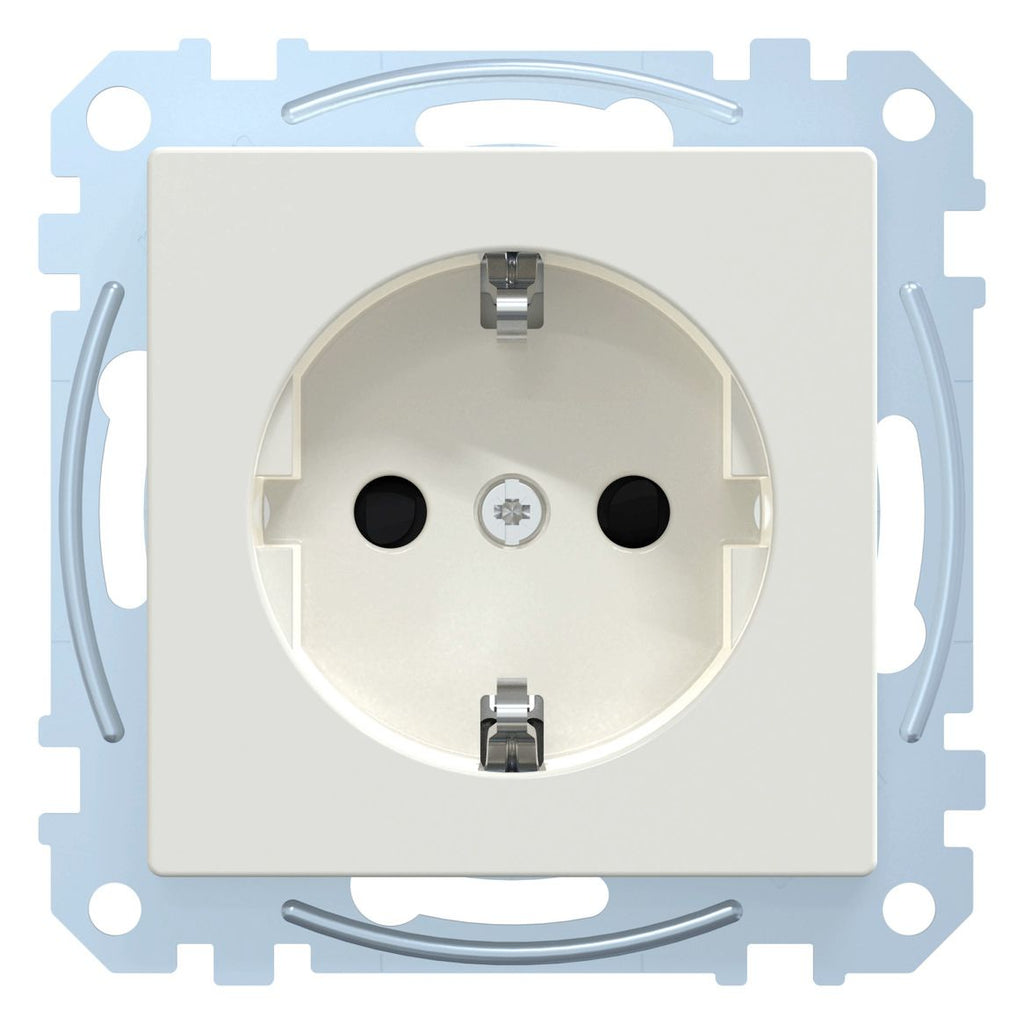 Mert MEG 2352-0319 SCHUKO-Steckdose+Kz Waschmaschine BRS StK polarweiß gl.Sys.M