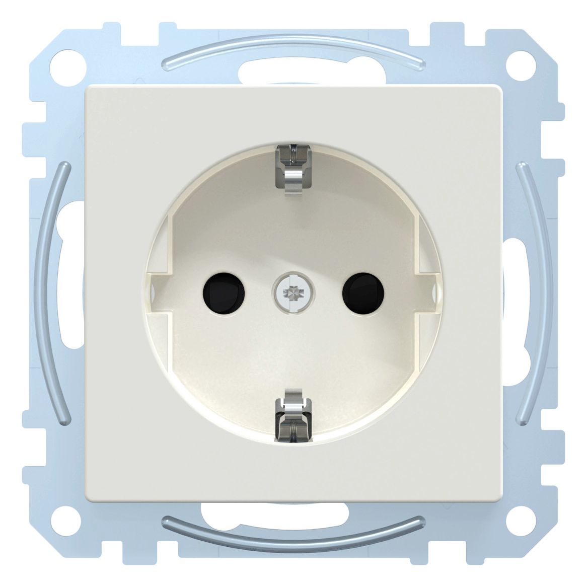 Mert MEG 2352-0319 SCHUKO-Steckdose+Kz Waschmaschine BRS StK polarweiß gl.Sys.M